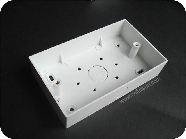 PVC الكهربائية مربع مزدوجة عصابة BS القياسية