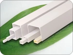 PVC كابل Trunking النار مقاومة الالتفاف Trunking