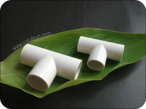 PVC قناة التجهيزات تي موصلات حمض مقاومة