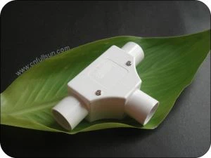 PVC قناة التجهيزات PVC قناة تي سطح ناعم