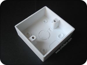 PVC مربع الكهربائية مع العروة الثابتة غير موصل
